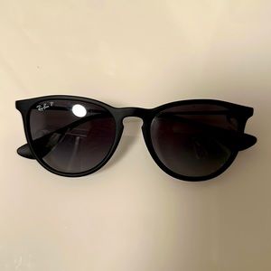 Ray ban Erika matte black sunglasses